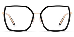 Jill Square Black mixed Glasses