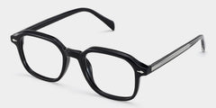 Josh Rectangle Black TR90 Glasses