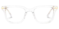 Kellie Rectangle Clear acetate Glasses