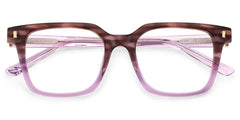 Pagel Rectangle Puple acetate Glasses