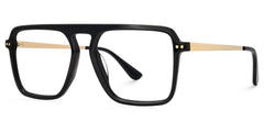 Briannie Aviator Black mixed Glasses