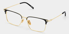 Maxwell Browline Black metal Glasses