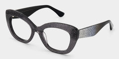 Mireille Butterfly Black acetate Glasses