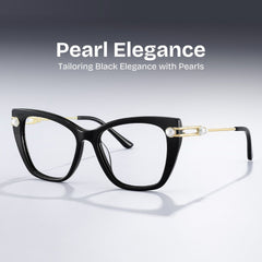 Victor Cat eye Black mixed Glasses