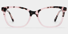 Bella Butterfly Pink Tortoise acetate Glasses