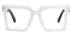 Pierre Square White mixed Glasses