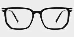 Michelle Rectangle Black mixed Glasses