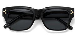 Marlowe Rectangle Black acetate Glasses
