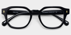 Hope Round Black acetate Glasses