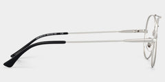 Chaima Aviator Silver metal Glasses