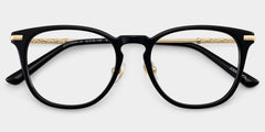 Laura Square Black mixed Glasses