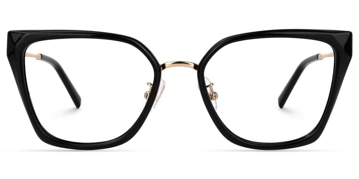 Martine Square Black TR90 Glasses