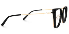 Martine Square Black TR90 Glasses