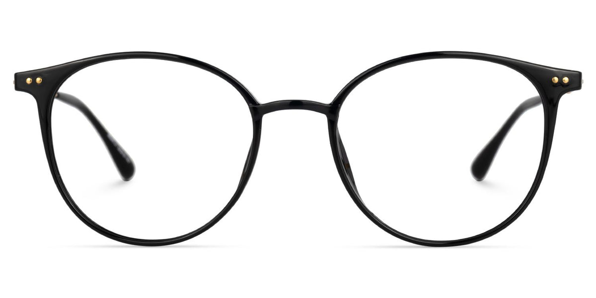 Judsy Round Black TR90 Glasses