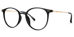 Judsy Round Black TR90 Glasses
