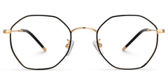 Reyes Geometric Black metal Glasses